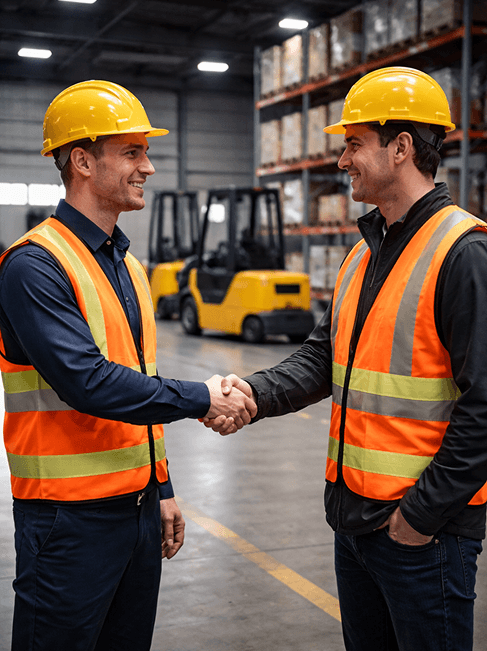 People shaking hands