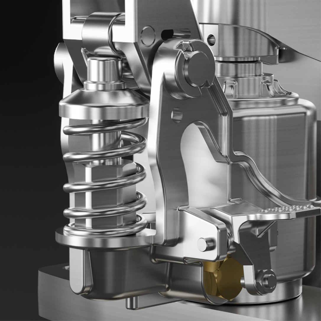 Material handling around mixers, vessels, and reactors